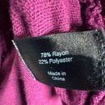 Lane Bryant burgundy wine short sleeve knit sweater top size 22/24 Photo 5