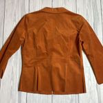 Y2K Vintage Anni Kuan 70s Style Faux Suede Jacket Orange Medium Orange Photo 8