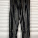 Princess Polly  Love Club Pants Black Size 4 High Waist Darting Seams Vegan Photo 2