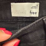 Aritzia  Wilfred‎ Free Tanit Denim Skirt Mini Raw Hem Black Wash Size 4 Photo 4