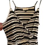 Universal Threads Universal thread striped black white large spaghetti strap faux wrap dress Photo 1