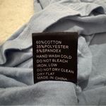 POL Women's Distressed Artistic Baby Blue Tee, Relaxed Fit Top, Small NWOT Photo 4