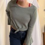 Iris Women’s Green Long Sleeve Crop Size M Photo 8