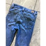 Paige Jeans Womens 26 Blue Rory Crop Flare Distressed Raw Hem High Rise Denim Photo 4