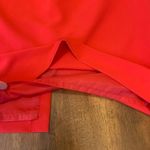 Ellen Tracy  NWT Skirt 12 Vibrant Tomato Paste Red Pencil Back Zip Mini Classic Photo 8
