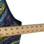 Joseph Ribkoff Women's Size 6 Small Fairy Sequin Green Blue Maxi Dress Photo 7