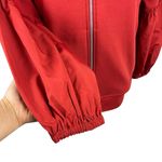 Athleta  On My Way Triumph Hoodie Full Zip Size Medium Currant Red 798347 Photo 6