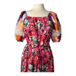 French Connection  Isadora Patch Poplin Dress Mini Puff‎ Sleeve Size Medium NWT Photo 5