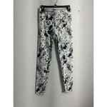 Womans Balance Collection L White Gray Floral Long Athletic Leggings Size L Photo 0