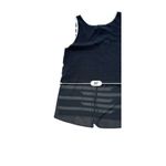 Ecru Washable Black Geometric Embroidered Tank Top XS NWOT Casual Sheer Trail Photo 5