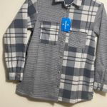 Columbia Sportswear Co. Long Sleeve Button Down plaid gray women's shirt Small Photo 5