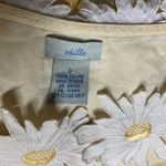 Odille from Anthropogie Embroidery and Floral Appliqué Dress size 6 White Photo 12