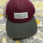 Patagonia Burgundy and Charcoal Hat Photo 0