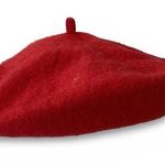 Vintage Normandy Ultrabasque Wool Beret Red Photo 0