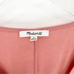 Madewell NWT  Button Front Mini Dress M Autumn Berry Photo 4