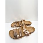 Lisa Vicky Sandals Womens Size 6 Rose Gold Slip On Slides Photo 2