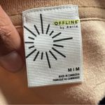 Aerie OFFLINE X | Beige Terrycloth Smiley Emoji Mini Dress Sz M Photo 3