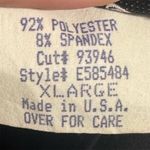 VTG Y2K Mirrors Black One Shoulder Rhinestone Starburst Stretch Top XL Made USA Photo 4