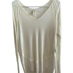 Free People  we the free Catalina v-neck long sleeve wafle knit thermal shirt S Photo 6