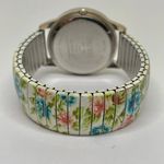 Decree  ladies quartz watch 35mm pink rhinestones floral stretch band running Photo 3