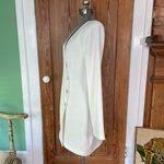 Jason Wu White Blazer Faux Wrap Button Front Men’s Wear Mini Dress - Sz Medium Photo 6
