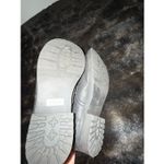 Torrid  Black Foldover Plaid Inside Combat Ankle Boots Booties Size 9 Photo 3