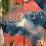 Burton  embroidered WB peak hoodie full‎ zip hoodie women’s size medium snowboard Photo 1