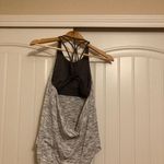 Lululemon Raise The Barre Tank Tiger Space Dye Black White / Dark Carbon Size 4 Photo 1