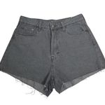 H&M & Denim Women's 4 Curvy Fit Vintage Hi Waist Button Fly Jean Shorts NEW Photo 0
