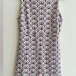 ZARA Geometric Patterned Sleeveless Romper, White and Pink, Size Medium Photo 1