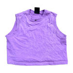 Nike  Women's Top Workout Lavender Muscle Tee Activewear medium Photo 0