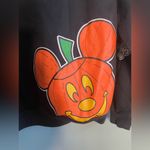 Disney  Japan 2022 Halloween Mickey Donald Goofy Pumpkin Black Sweatshirt Sz S Photo 8