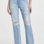 SLVRLAKE NWT London High Rise Straight Jean in Mind Made Up Wash 28 Blue Photo 0