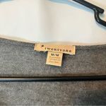 Twenty One 21 Gray Scoop Neck 3/4 sleeve long  Blouse Photo 3