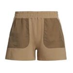 Outdoor Voices  Beachtree 3.5” shorts high waisted rise khaki hiking elmwood Photo 3