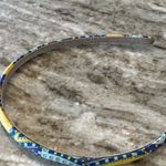 Anthropologie  Vibrant Yellow and Blue Headband Photo 4
