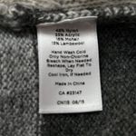 Talbots Sweater Womens Small Multicolored Wide Stripe Winter Scene Deer Knit Photo 5