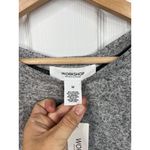 Workshop Republic Clothing WORKSHOP Republic Size M Heather Grey Pearl Soft Knit Top Athleisure Casual Photo 8