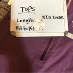 PINK - Victoria's Secret Victoria’s Secret PINK quarter zip sweatshirt ultimate size small purple workout Photo 5