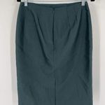 Talbots NWT Teal Silk Gazar pencil straight skirt Size 4 Side Zip Luster new 119 Photo 0