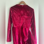 Alieva Narin DRAPED MIDI DRESS (MAROON) XL Photo 9