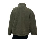 NWT INDUSTRY Dark Olive Green Sherpa Bomber Jacket Large Photo 3