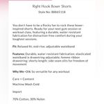 FP Movement Right Hook Boxer Shorts in Atlantic Combi Size M Blue Size M Photo 2