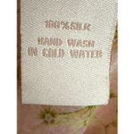 Paloma Blue Kimono Duster Cover Up Robe Maxi 100% Silk Slit Sides M/L Yellow Size M Photo 7