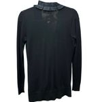 Tory Burch  Merino Wool & Silk Gauge Cardigan Black Size XS Photo 1