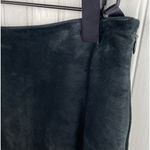 Vintage Cambridge Dry Goods Black Suede Leather Asymmetrical Midi Skirt Size 6 Photo 2