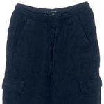 Whistles Women's Amber Cargo Pocket Pants Black Tonal Stripe Cargo Pocket Size 6 Photo 2