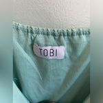 Tobi  Mint Feeling Cami Shift Lace Trim Mini Dress SZ S Photo 2