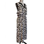 Luxology Womens Sleeveless Print Jumpsuit Size: 3X Photo 1