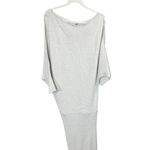 Reiss Penny Split Cold Shoulder Ribbed Knit Blouson Sweater Dress Size M New Photo 7